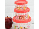 Natural Life Nesting Storage Containers Set of 3 Dogs plastic lunch