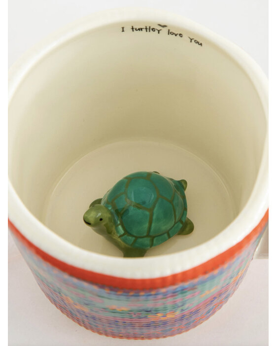 Natural Life Peek-A-Boo Mug - Turtle