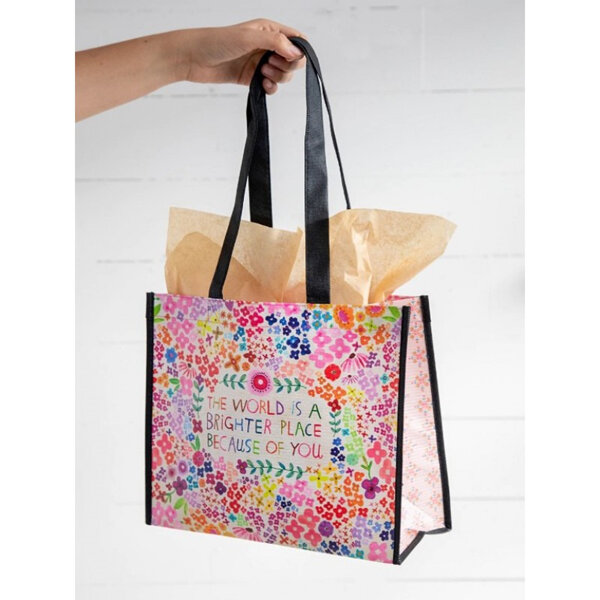 Natural Life Recycle Happy Bag Large - World is Brighter