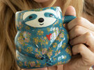 Natural Life Sloth Folk Art Mug