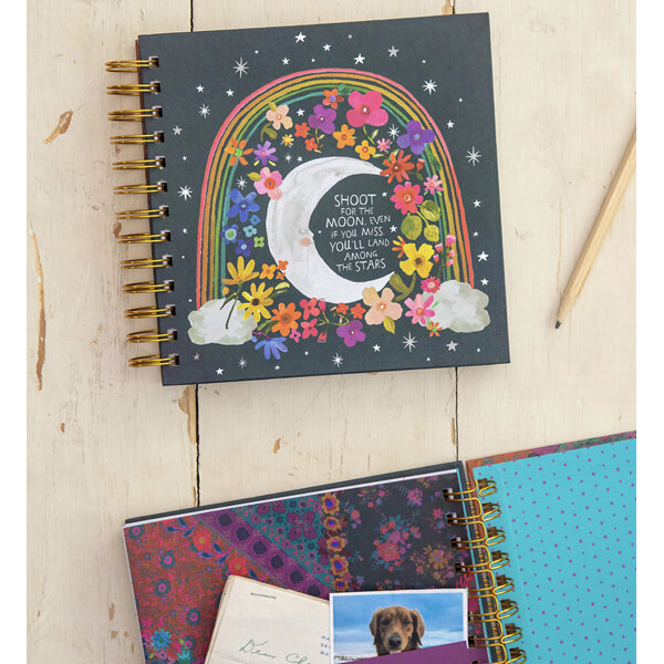 Natural Life Spiral Journal - Shoot for the Moon