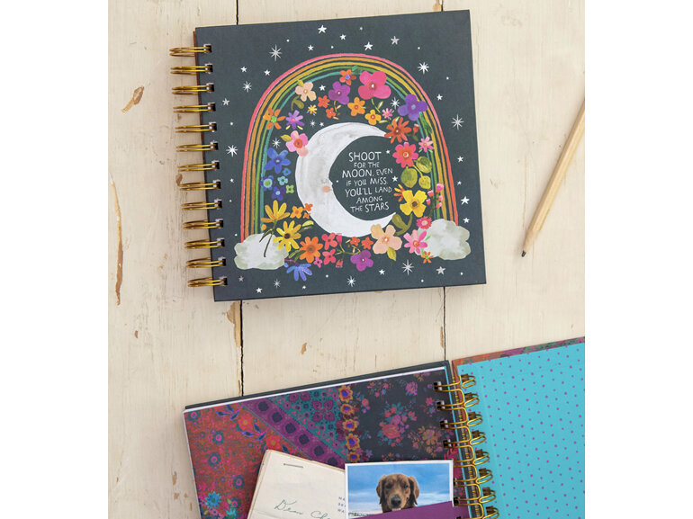 Natural Life Spiral Journal - Shoot for the Moon