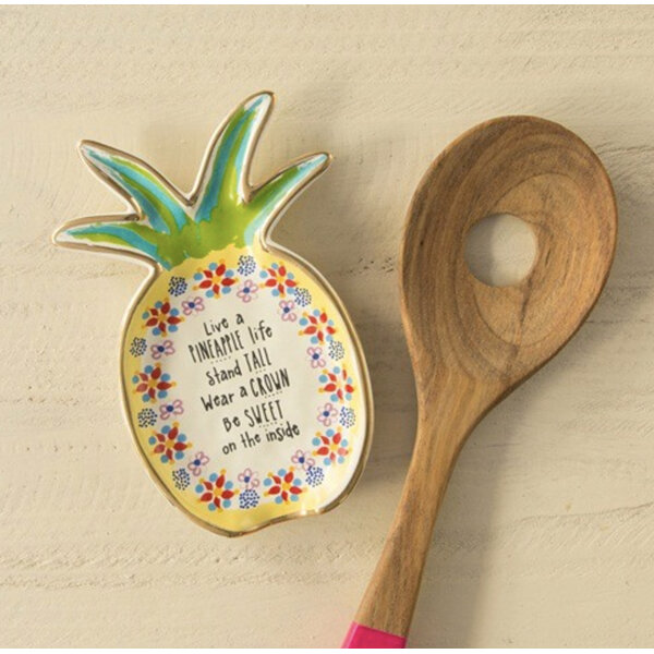 Natural Life Spoon Rest Pineapple Life