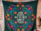 Natural Life Tapestry Blanket Kind People