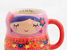 Natural life tatiana russian doll mug
