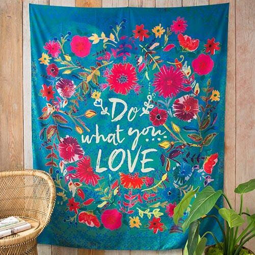 Natural Life Wall Tapestry Do What You Love