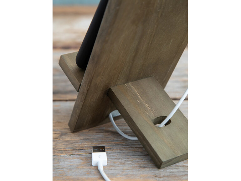 Natural Life Wooden Phone Stand Spread kindness Wildflowers