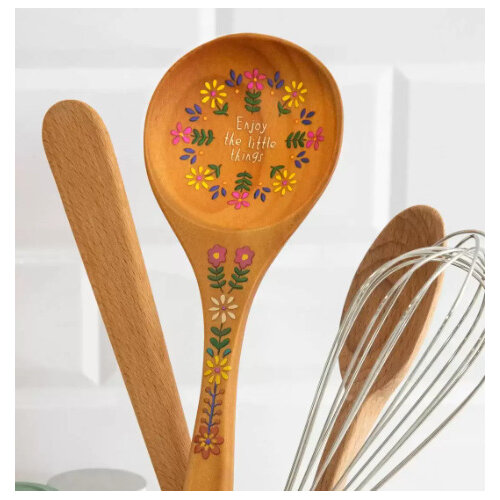Natural Life Wooden Spoon Folf Flower