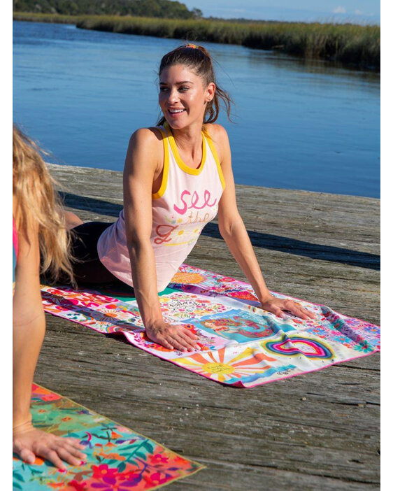 Natural Life Yoga Beach Microfibre Towel Summer