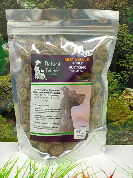 Natural NZ Pet Food - Adult Buttons 500g