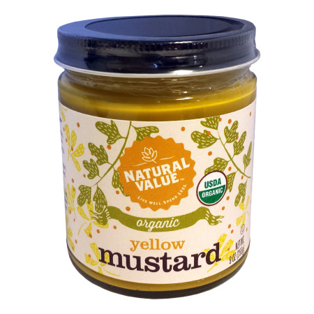 Natural Value Organic Mustard Yellow 255g
