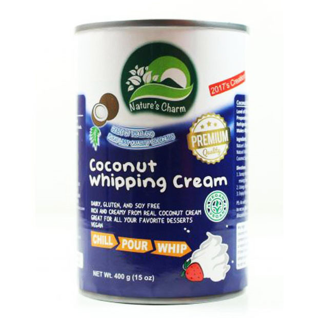 Natures Charm Coconut Whipping Cream 400gm