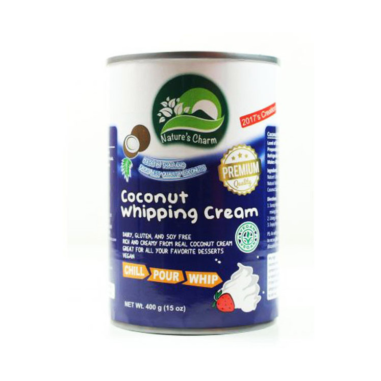 Natures Charm Coconut Whipping Cream 400gm