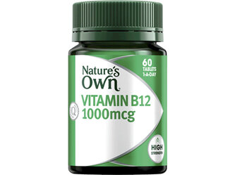 Nature's Own B12 1000mcg 60 Tablet
