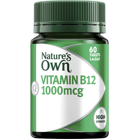 Nature's Own B12 1000mcg 60 Tablet