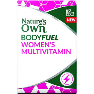 NATURE's OWN BODY FUEL WOMENS MULTIVITAMIN TABLETS 60