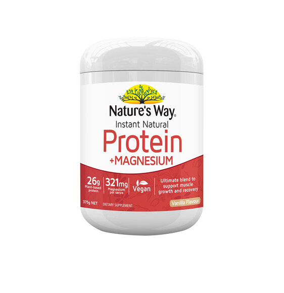 Nature's Way Instant Natural Protein Plus Magnesium 375g