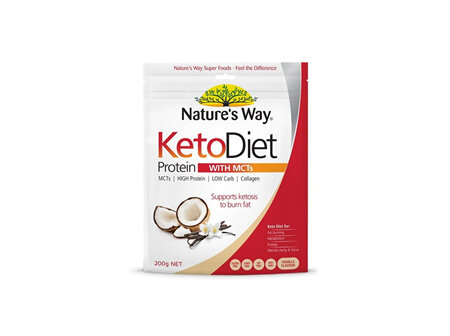 Natures Way Keto Diet Protein Powder with MCTs 200g