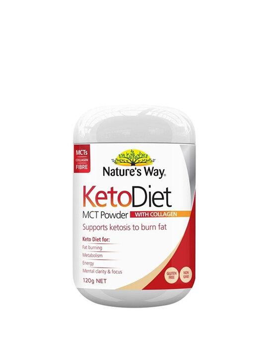 Nature's Way KetoDiet MCT Powder with Collagen 120g