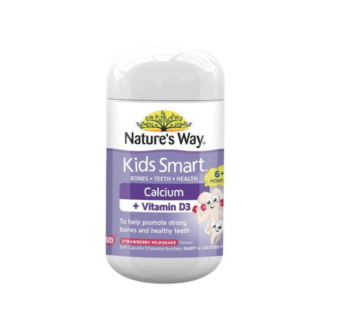 NATURE'S WAY KIDS SMART CALCIUM+VITAMIN D3 50 PACK
