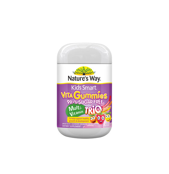 Nature's Way Kids Smart Vita Gummies Multi Trio 75s- Sugar Free