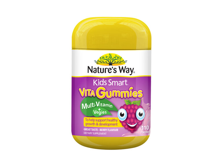 Nature's Way Kids Smart Vita Gummies Multi Vit Plus Veges 110s