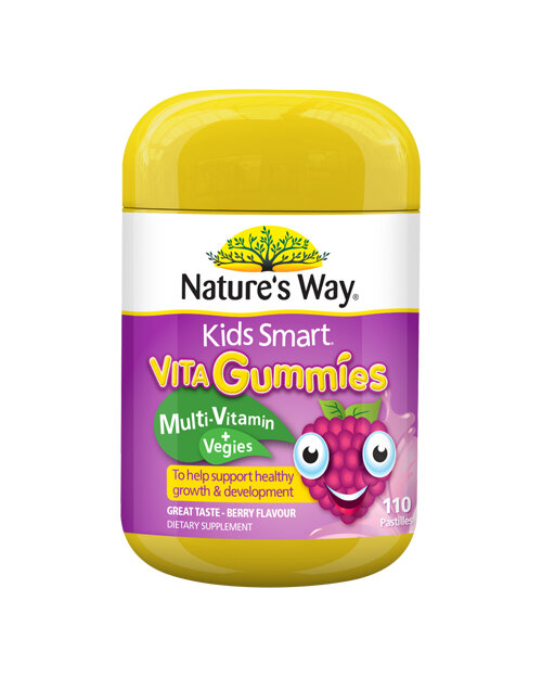 Nature's Way Kids Smart Vita Gummies Multi Vit Plus Veges 110s