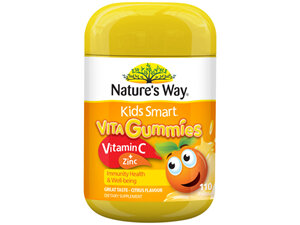 Nature's Way Kids Smart Vita Gummies Vit C Plus Zinc 110s