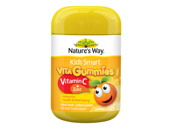 Nature's Way Kids Smart Vita Gummies Vit C Plus Zinc 60s