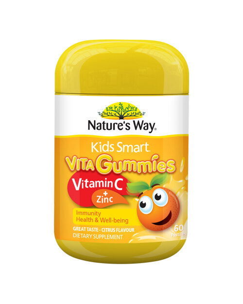 Nature's Way Kids Smart Vita Gummies Vit C Plus Zinc 60s