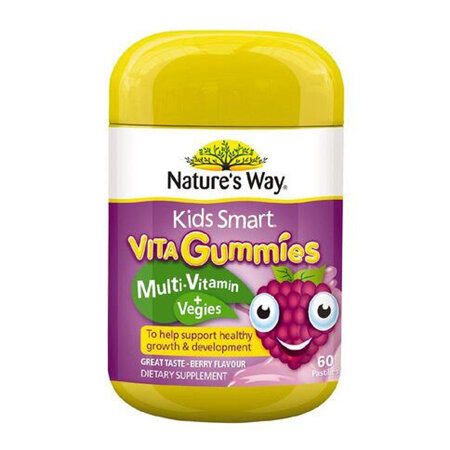 Nature's Way Kids Smart Vitagummies Multi-Vitamin + Vegies 60