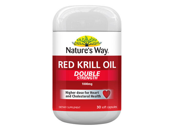 Nature's Way Red Krill Oil 1000mg 30s