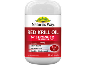 Nature's Way Red Krill Oil 500mg 30s