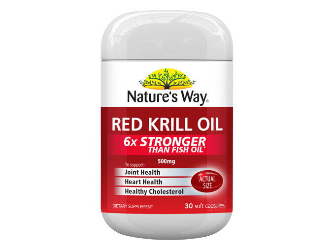 Nature's Way Red Krill Oil 500mg 30s