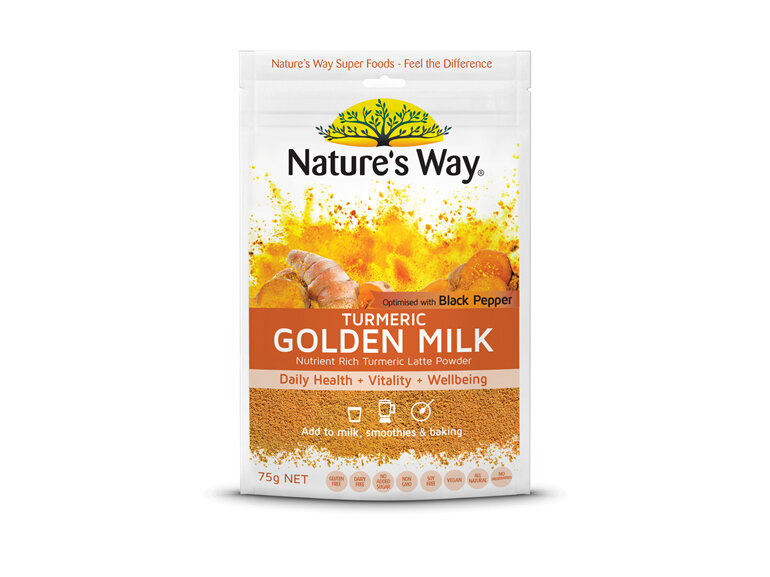 Nature's Way Superfood Turmeric Golden Milk Powder 75g III