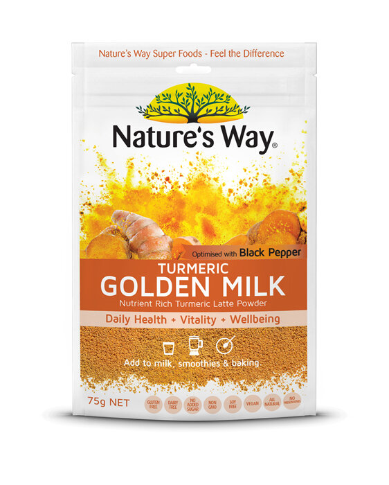 Nature's Way Superfood Turmeric Golden Milk Powder 75g III