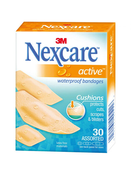 N/C Active Bandages Asst 30pk
