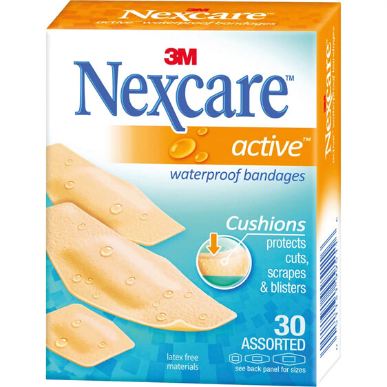 N/C Active Bandages Asst 30pk