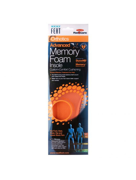 Neat Feat Orthotics Advanced Memory Foam Insoles Women
