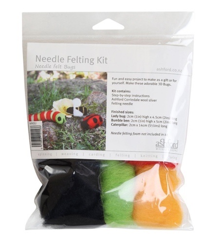Needle Felting Beginner Kits -  Felt Bugs
