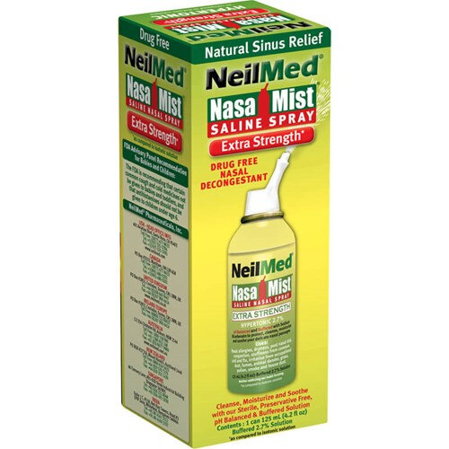 NEILMED NasaMist Extra Strength Hypertonic Saline Spray 125ml