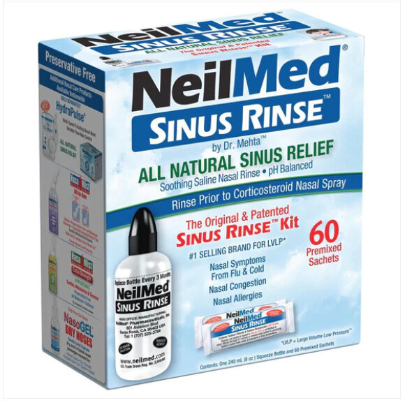 NEILMED Sinus Rinse Kit 240ml 60 Sachets