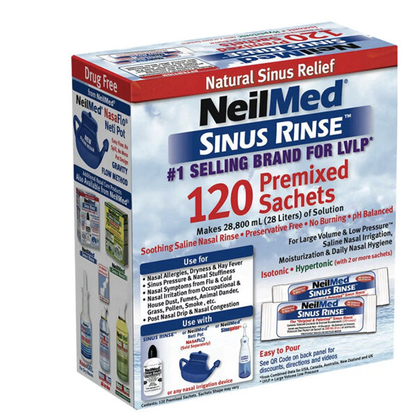 NEILMED Sinus Rinse (Refill) 120 Sachets