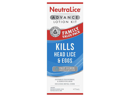 NeutraLice Advance Lotion Kit Family Value 475mL