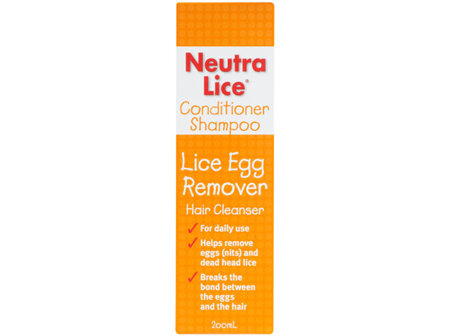 NeutraLice Conditioner Shampoo Lice Egg Remover 200ml