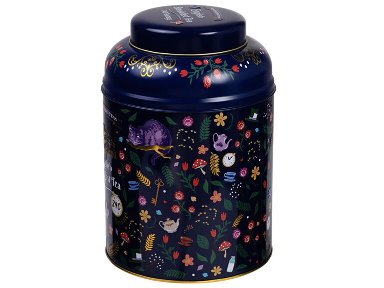 New English Teas Alice in Wonderland Tea Caddy with 240 English Afternoon Teabag