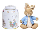 New English Teas Peter Rabbit Gift Set 80 Bag Caddy with Plush