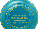 New English Teas Song Thrush & Berries Teal 240 English Breakfast Teabag Caddy