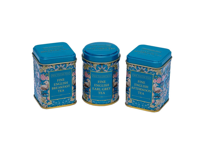 New English Teas Song Thrush Mini Tea Tin Gift Set of Three