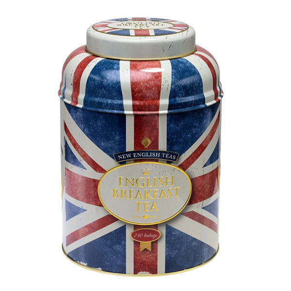 New English Teas Union Jack Caddy 240 English Breakfast Teabags